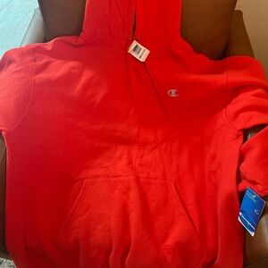 NWT 90s Champion Sweatshirt unisex XXL orange sunkissed
